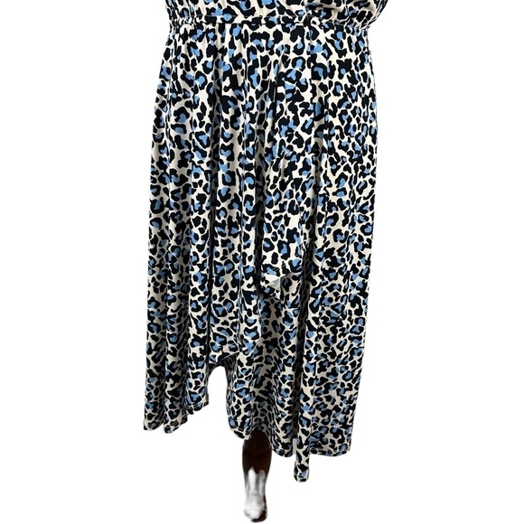 BCBGMaxazria Animal Print Faux Wrap Dress - Picture 3 of 12